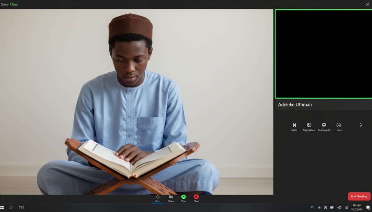 Quran recitation class